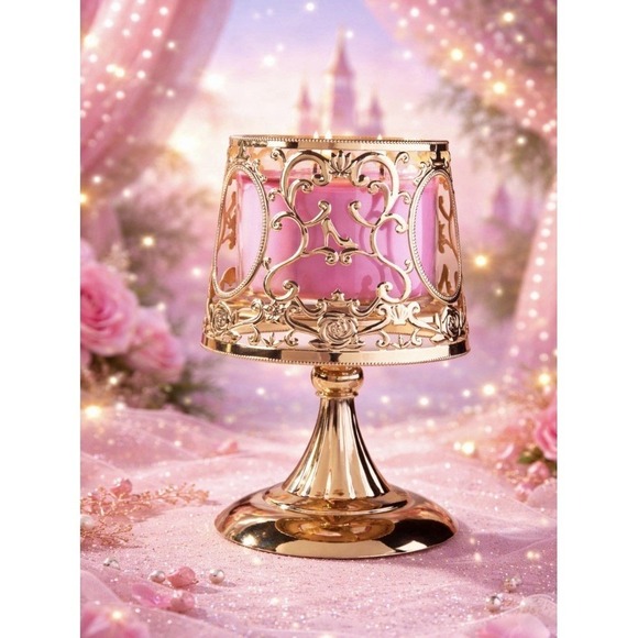Bath and Body Works Disney Princess Royal Lamp 3 Wick Candle Holder (NEW) - Picture 1 of 1
